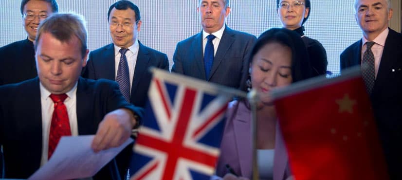 China says agrees with Britain to discuss 'top notch' free trade deal