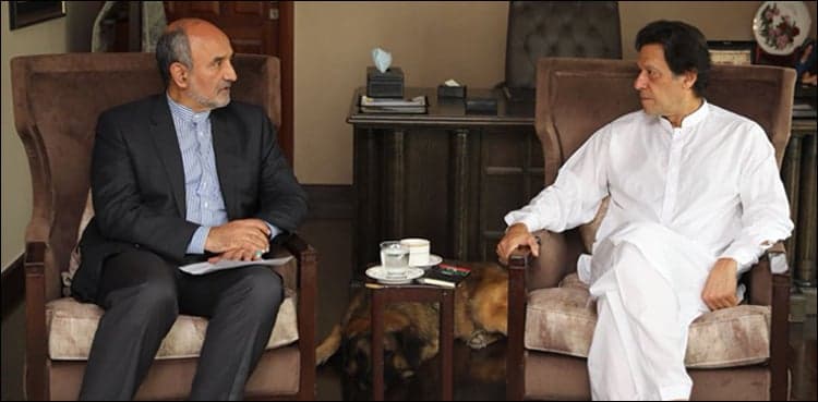 Pakistan to expand trade with all neighbouring countries: Imran tells Iranian envoy
