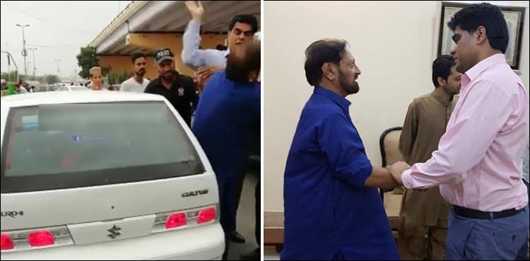 PTI MPA apologizes to man he thrashed earlier on street