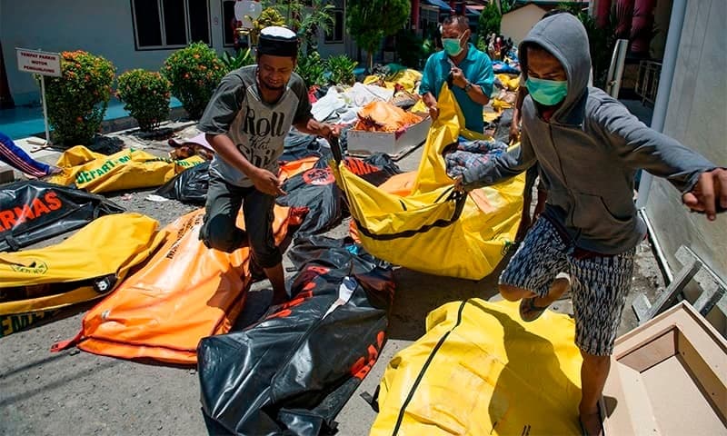 Indonesia tsunami toll tops 800 amid search for survivors