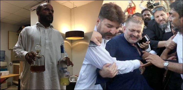 Sharjeel shifted to jail after recovery of liquor bottles from hospital room