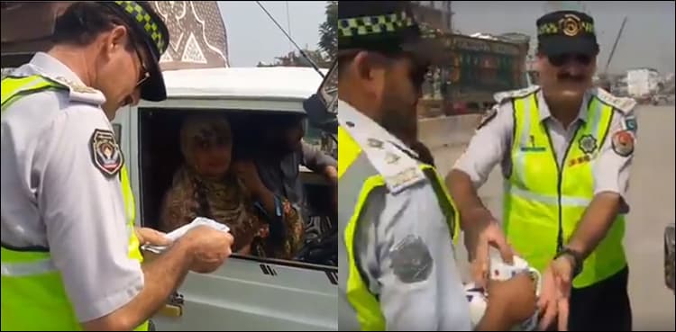 Transgender driver gets a gift from on-duty traffic warden in Peshawar – Here’s why
