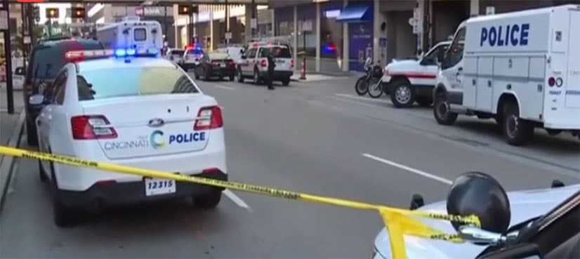 Gunman wounds several at Cincinnati bank; suspect shot by police
