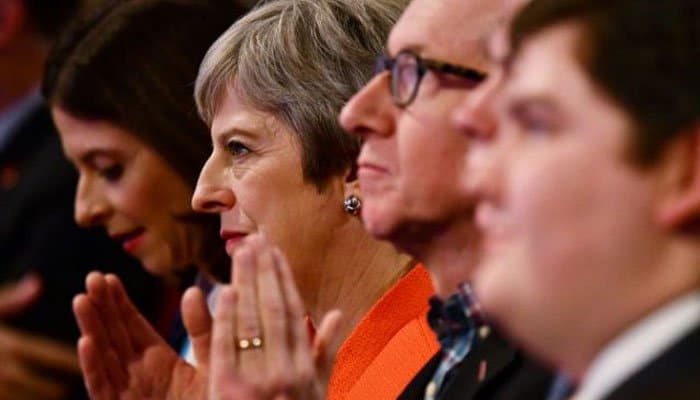 Party members join EU in rejecting May's Brexit plan