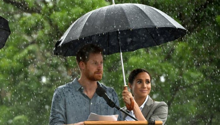 Harry and Meghan 'gift' rain to drought-stricken Aussie outback