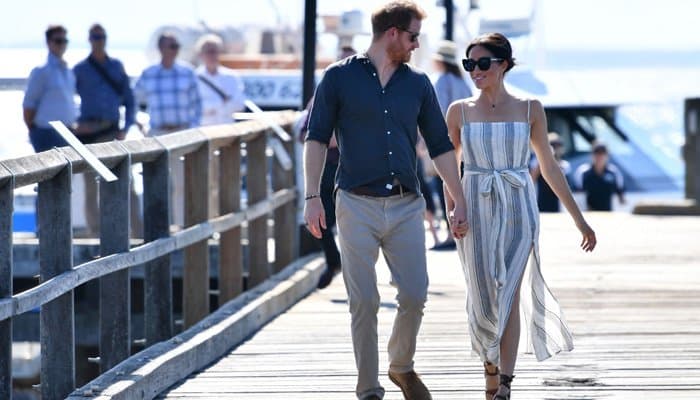Meghan joins Prince Harry to meet royal fans after rest