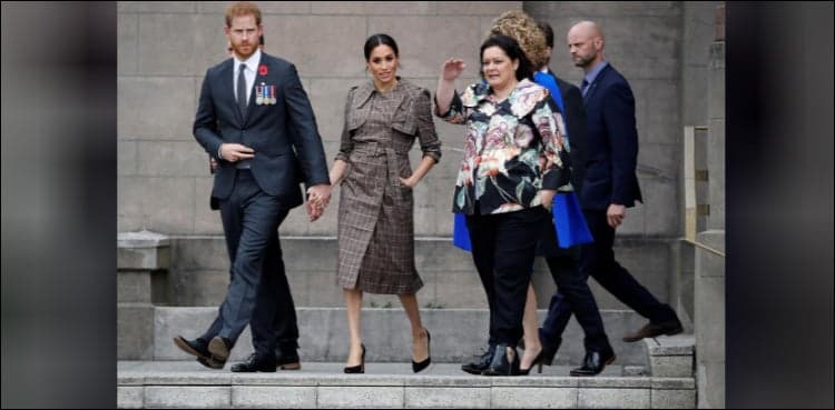 Prince Harry and Meghan welcomed to New Zealand for final leg of Pacific tour