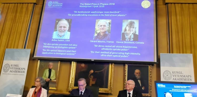 Lazer pioneers win Nobel Physics Prize
