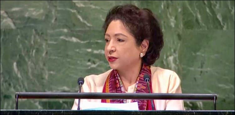 India shies away from any dialogue, negotiated solutions on disputes: Lodhi tells UN