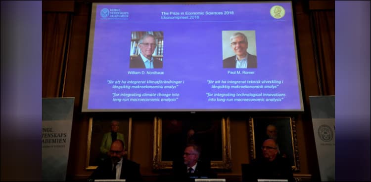 Americans Nordhaus, Romer win Nobel Economics Prize