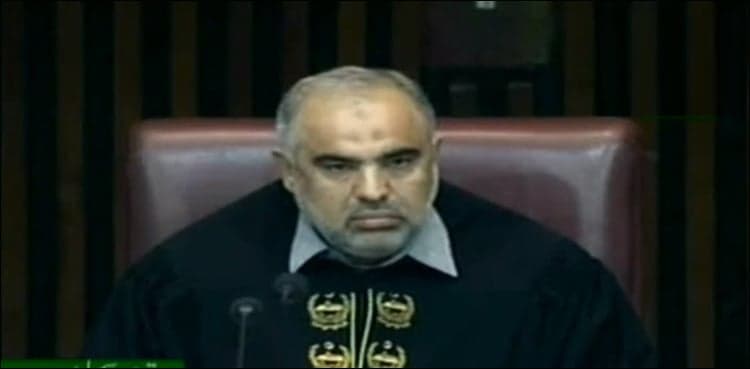Sanjrani, Mandviwala inquire after Asad Qaiser's health