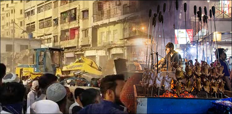 Karachi's famous food street wiped out in anti-encroachment drive