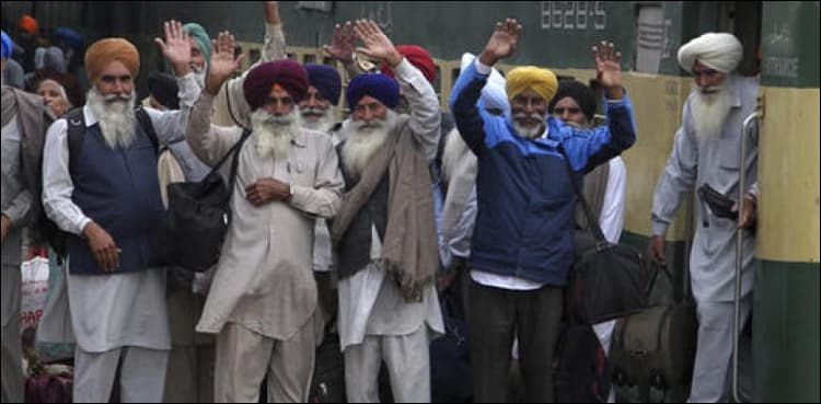 Sikh pilgrims arrive in Lahore to celebrate Baba Guru Nanak's birth anniversary