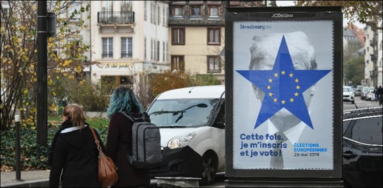 Vote or get this: Trump appears on French election posters
