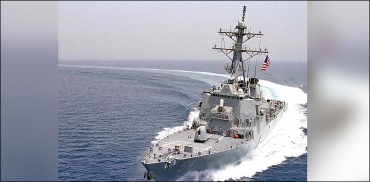 Two U.S. Navy ships pass through Taiwan Strait, opposing China