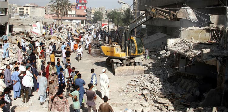 Mehmoodabad nullah anti-encroachment drive continues today