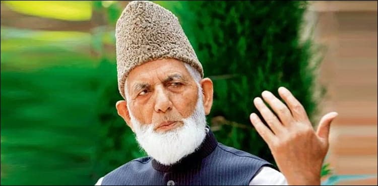 Sacrifices of people in Indian occupied Kashmir won't go to waste: Geelani