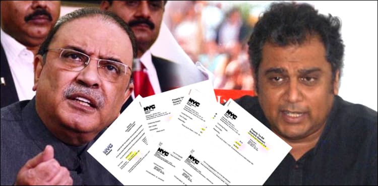 Minister Ali Zaidi posts documents of 'Zardari's US property' on Twitter