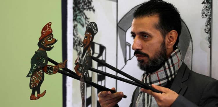 Syria's last shadow puppeteer hopes to save his art