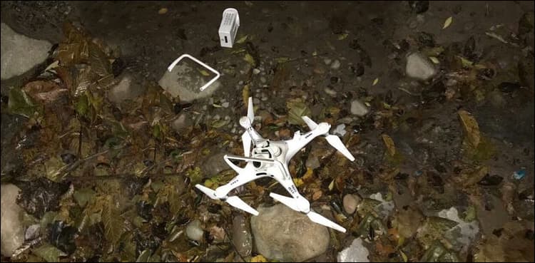 Pakistan army downs another Indian spy quadcopter