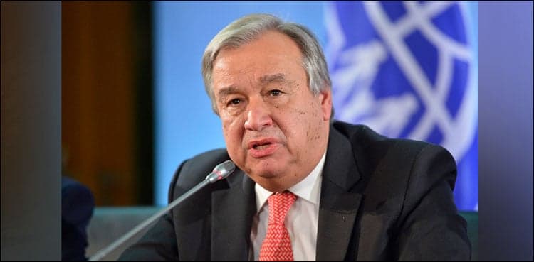 UN chief reiterates concern over Kashmir situation