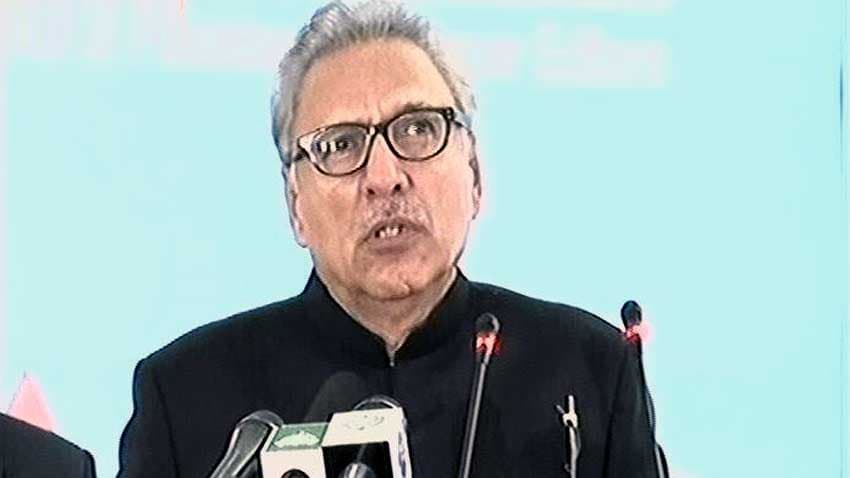Media is the fourth pillar of state: President Alvi