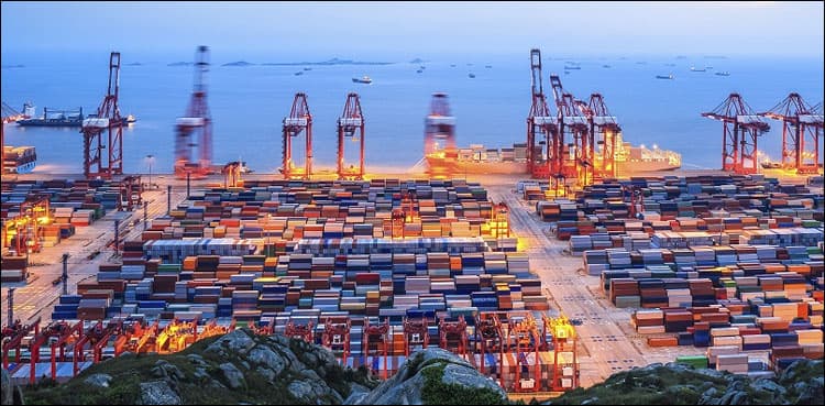 Trade deficit shrinks as imports decline and exports go up