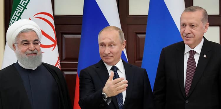 Putin, Erdogan, Rouhani hail US withdrawal from Syria, stress working together