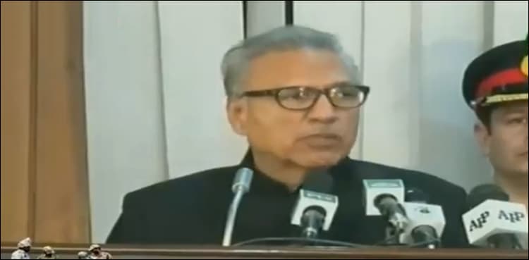 President Alvi urges India to stop rights abuse in IoK