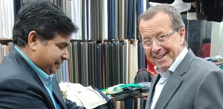 Can you guess why German ambassador Kobler had to get a new dress for him?