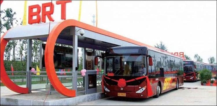 20 new buses of BRT system arrive in Peshawar
