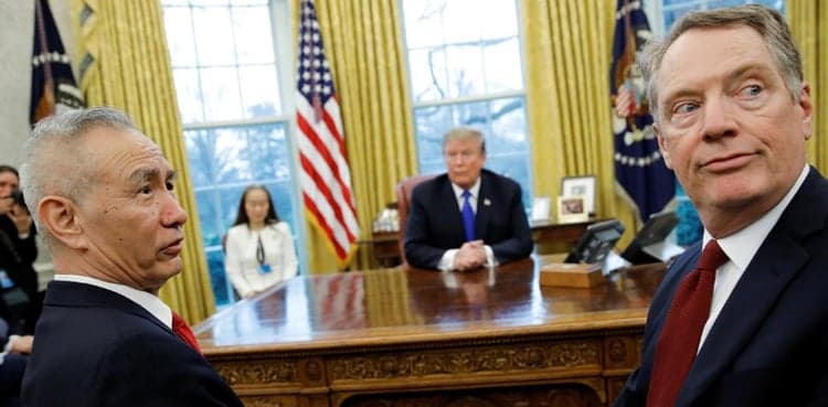 Trump raises hopes of trade deal on final day of U.S.-China talks