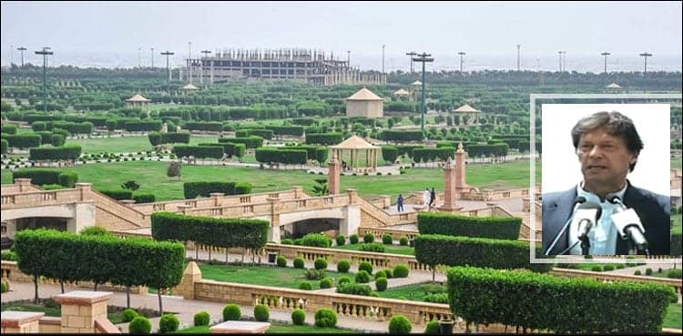 Premier Khan inaugurates Bagh Ibn-e-Qasim in Karachi