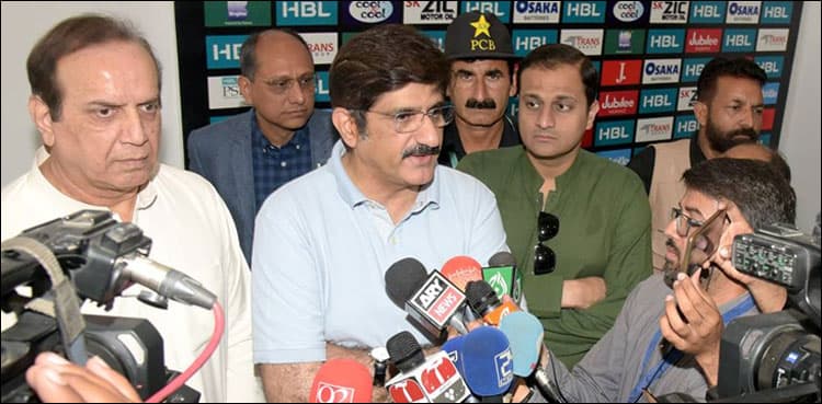 CM Murad thanks international players for coming to Karachi