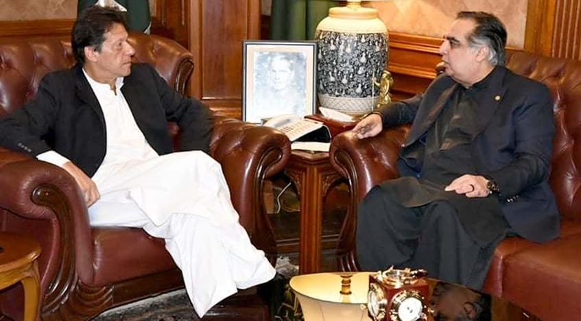 PM Khan, Governor Ismail discuss matters related to Sindh