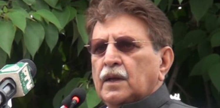 AJK PM Haider visits Haveli's Farwad Kahuta at LoC