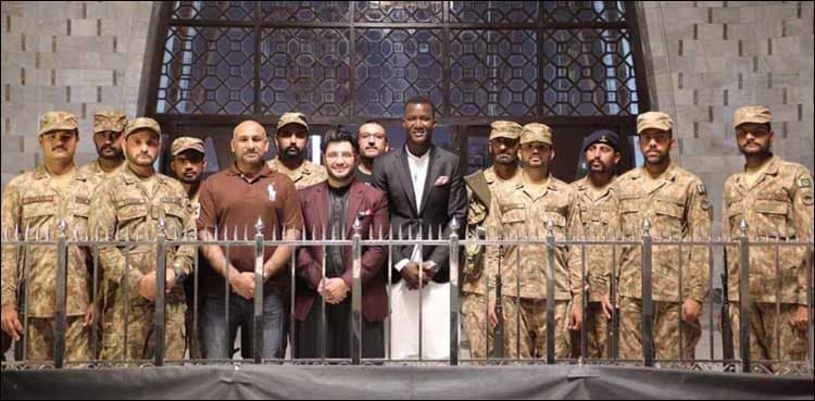 Daren Sammy visits Quaid's mausoleum to pay respects
