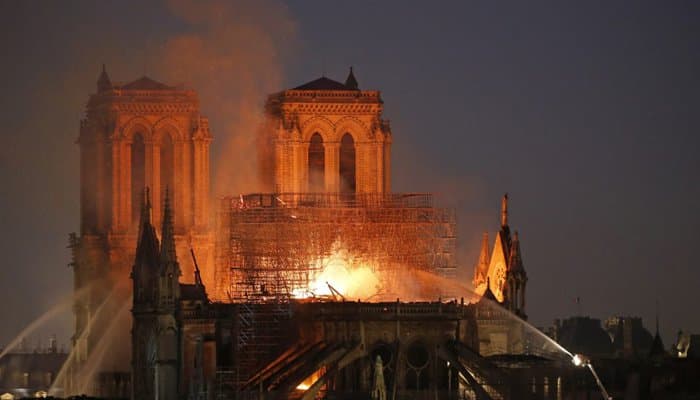 Macron vows to rebuild Notre-Dame after devastating fire