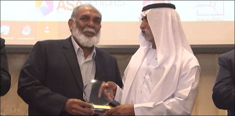Chairman ARY Group, Haji Mohammad Iqbal, honored with Lifetime Achievement Award in Dubai