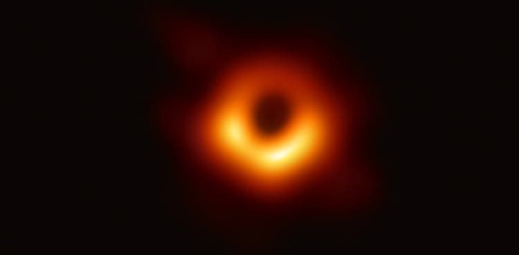 Here is the first ever image of a black hole