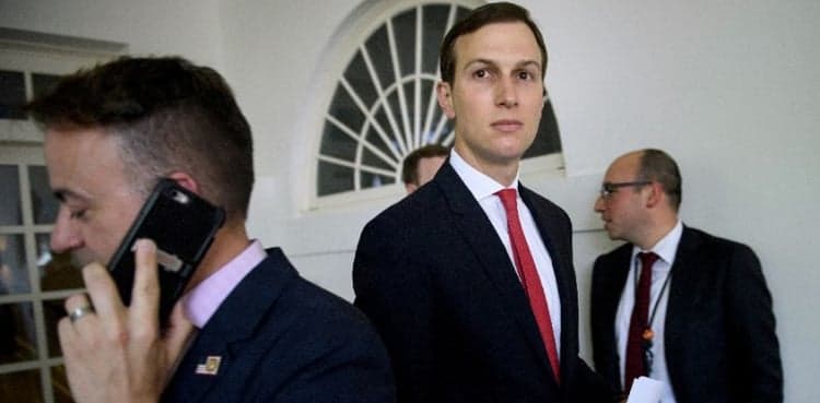 Kushner heads to Mideast to press US peace plan: White House