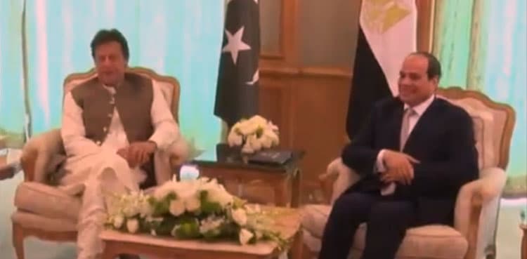 PM Khan and Egyptian President agree on united efforts to tackle challenges