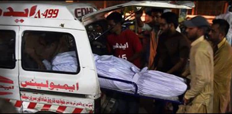 Seven of a family killed in road accident near Lasbela