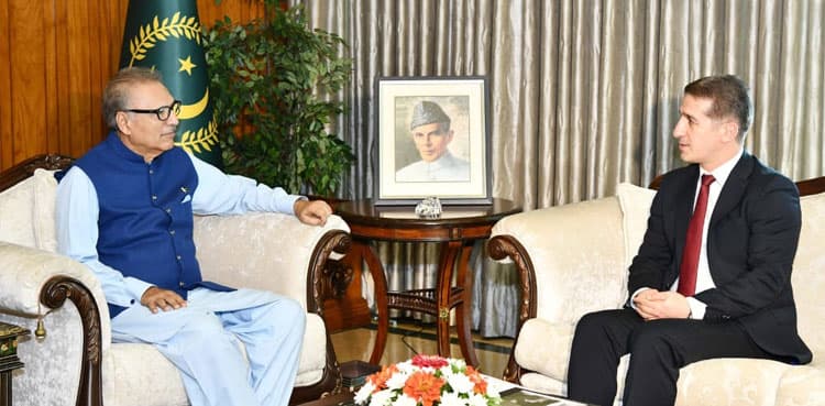 Ambassador of Azerbaijan to Pakistan calls on President of Pakistan Dr Arif Alvi