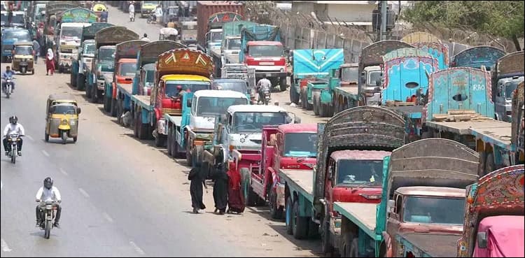 Goods transporters on strike against new Axle Load Control Regime