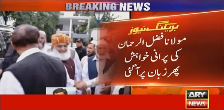 JUI-F chief rejects postponement of APC, insists on opposition's resignations