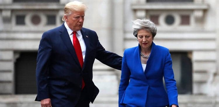 Trump promises Britain a 'phenomenal' post-Brexit trade deal