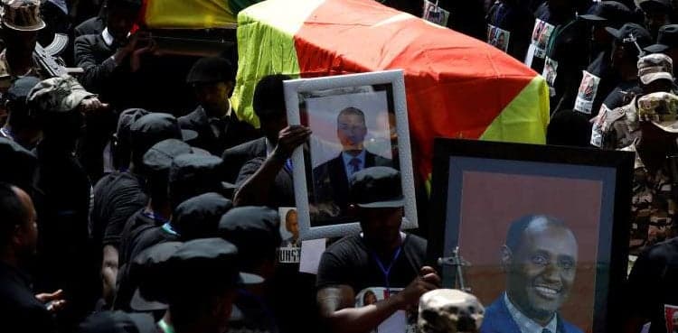 Ethiopia airs voice of 'coup leader' killed in crackdown
