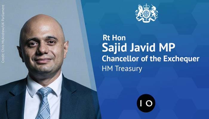 Pakistani-origin Sajid Javid named Britain finance minister