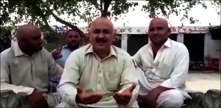 Jamshed Dasti shaves his head off in protest against inflation   